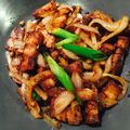 朵 的 洋蔥炒鹹豬肉 cooksnap