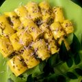 Rashi Mudgal का कुकस्नैप जब उन्होंने खांडवी (khandvi recipe in Hindi) बनाया था।
