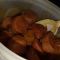 El cooksnap de Itzae Teresa cuando hizo Salchichas rápida botanera BBQ.