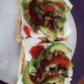 El cooksnap de Cristina cuando hizo Tosta de queso fresco y aguacate.