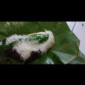 Cooksnap dari Anima untuk resep Urap Ketan Hitam (ketan hitam tabur kelapa parut)