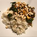 Chris Jacobs's cooksnap of when they made Saag paneer.