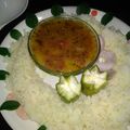 Anjana Sahil Manchanda's cooksnap of when they made Sambar rice.