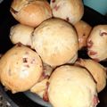 El cooksnap de KathyGallardo cuando hizo Pancitos saborizados de jamón y queso.