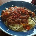 Cooksnap dari Putri Adinda untuk resep Spaghetti La Fonte Saus Bolognese