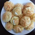 کوک اسنپ مریمی بعد از امتحان کردن شیرینی خامه ای، نون خامه ای ، Choux pastry ، sweet puffs - شیرینی عید نوروز.