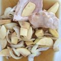 El cooksnap de MarcelaPP cuando hizo Pollo a la Cibuolette con manzana verde para cena elegante:.