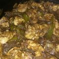 El cooksnap de Melody Vera cuando hizo Pollo teriyaki.