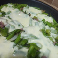 El cooksnap de Laura akem cuando hizo Ejotes gratinados.