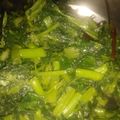 Sampa Chandra's cooksnap of when they made কলমি রসুন ভাজি(Kalmi rasun vaji recipe in Bengali).