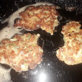 El cooksnap de Samantha LS cuando hizo TORTITAS DE ZANAHORIA C/ CALABAZA y CAMARÓN.