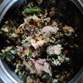 Rani N's cooksnap of when they made மணத்தக்காளி கீரை பொரியல்.