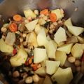 El cooksnap de Francisco D. cuando hizo Garbanzos con acelgas.