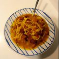 El cooksnap de Mari Santana cuando hizo Papas, judías y fideos.