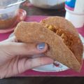 El cooksnap de Miju Raquita cuando hizo Tacos con masa integral y sin carne.