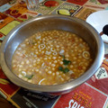 El cooksnap de Mery cuando hizo Calamares con garbanzos.