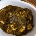 Shivani Mathur's cooksnap of when they made Palak paneer.