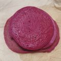 Cooksnap dari Findakg untuk resep MPASI Ay ay 9M+ (pancake buah naga)