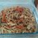 El cooksnap de Elena C cuando hizo Tallarines con pollo en salsa bbq.