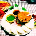 Ramaben Joshi's cooksnap of when they made રવા ઈડલી - સાંભાર (Rava Idli Sambhar Recipe In Gujarati).