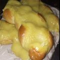 El cooksnap de Abril Juliana Diez cuando hizo Trenza dulce con crema pastelera.