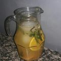 El cooksnap de Mia soliz cuando hizo Agua saborizada de naranja.