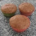 El cooksnap de Valeria Delú cuando hizo Cupcakes o Muffins de chocolate y banana.