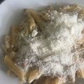 El cooksnap de angaba190 cuando hizo Macarrones con quesos y bacon en Thermomix ¡primera vez que hago la pasta en la Thermomix!.