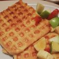 El cooksnap de Paulina Beltrán cuando hizo Waffles.