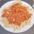 Krisztin69 Cooksnap-ja, amikor elkészítette a(z) Csirkés - paradicsomos penne receptet.