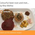 Rita mehta का कुकस्नैप जब उन्होंने बीटरूट पूरी (beetroot poori recipe in Hindi) बनाया था।