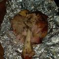 El cooksnap de Paulette cuando hizo Pernil de cerdo al horno.