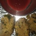Saranya Vignesh's cooksnap of when they made Poha Cutlets.