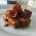 El cooksnap de Olga Sienra cuando hizo Costillas de cerdo a la coca cola.