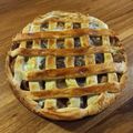 El cooksnap de Pau cuando hizo Pie de manzana.