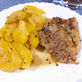 El cooksnap de sckandey cuando hizo Secreto de cerdo asado a la miel con patatas.