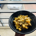 El cooksnap de Fravelyn Velez Baez cuando hizo Pollo con brócoli y espinacas.