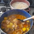 El cooksnap de Elizabeth Natera cuando hizo Patitas de cerdo guisadas.