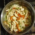 El cooksnap de Ektor Ernandes cuando hizo Fajitas de pollo con nopales.