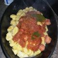 El cooksnap de Claudia! cuando hizo Ñoquis de zapallo o calabaza.