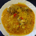 El cooksnap de mjval cuando hizo Arroz con pollo.