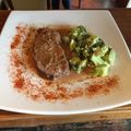 El cooksnap de Cranky I cuando hizo Ojo de bife al vino con verduras a la crema.