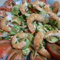 El cooksnap de Victor cuando hizo Ensalada de aguacate y langostino cocido.