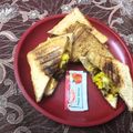 Geeta Khurana's cooksnap of when they made Toast sandwich.