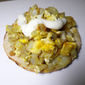 El cooksnap de Fernando Gallo cuando hizo Arepa con huevo perico.