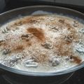 El cooksnap de Liseht Estevez cuando hizo Arroz con leche de mi infancia con merengue.