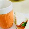 Heena Hemnani का कुकस्नैप जब उन्होंने वेज सैंडविच बनाया था।