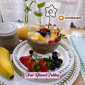 Cooksnap Mahadiah semasa beliau membuat Puding Biji Chia dengan Aneka Buah.