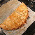 El cooksnap de Sofía González Justo cuando hizo Empanada de jamón York y queso.