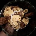 El cooksnap de evelyn cuando hizo Helado de dulce de leche y chocolinas, chocotorta.